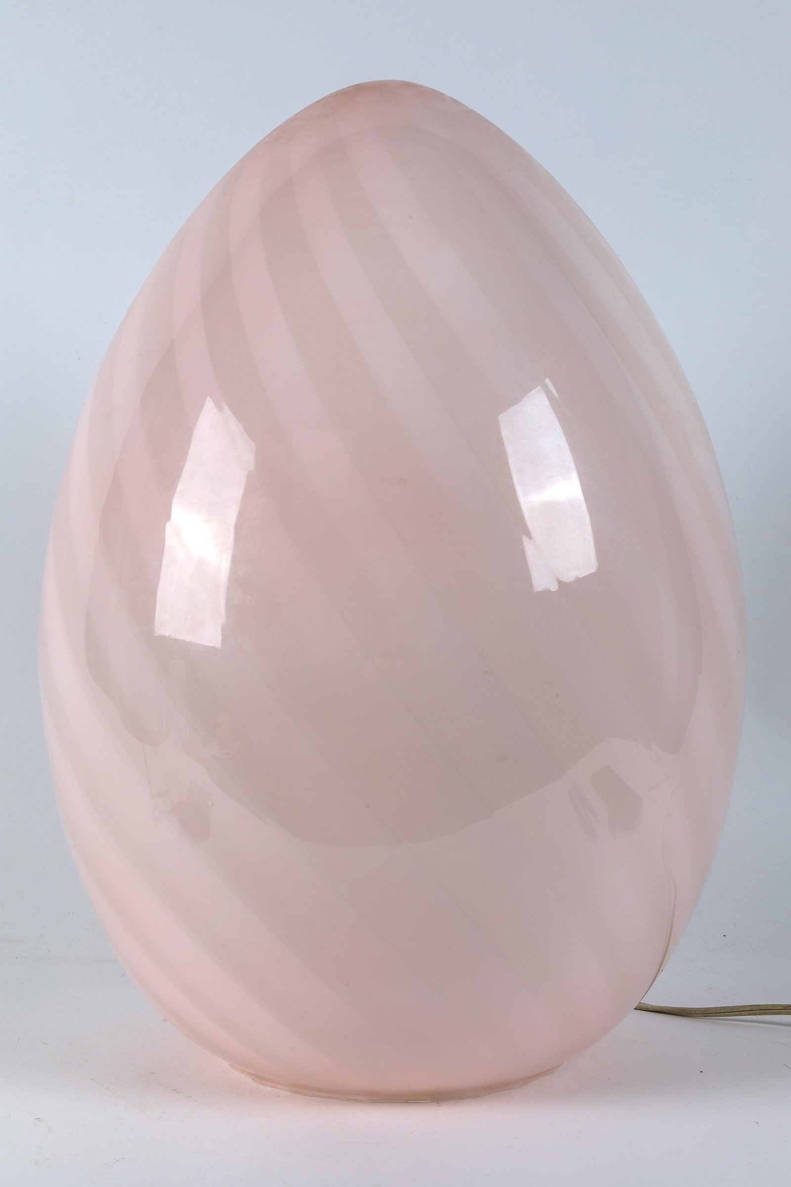 Large Vetri Murano Glass Swirl Table Lamp (1 of 6)