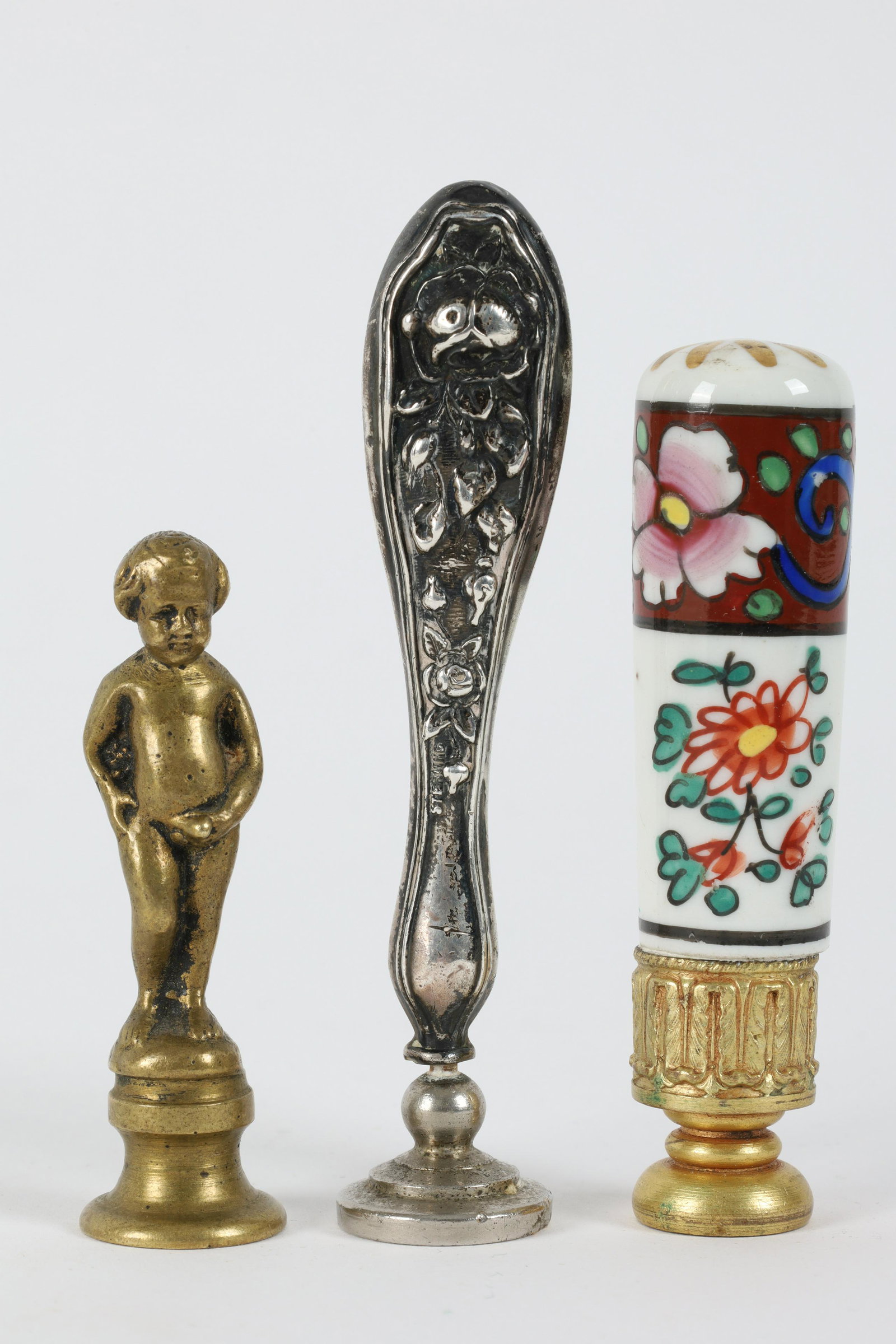 Lot of 3 Antique Wax Seals for Letters (1 of 5)