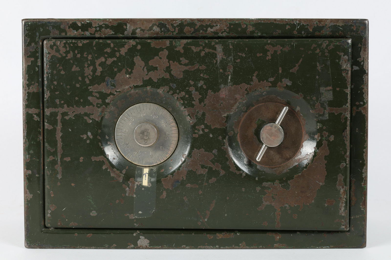 Antique Industrial Wall Mount Safe (1 of 5)