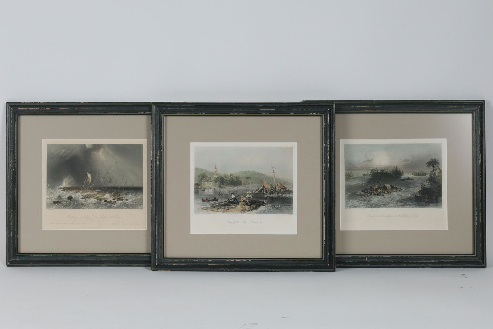 Lot 3 Framed Bartlett Prints / Quebec Scenes (1 of 5)