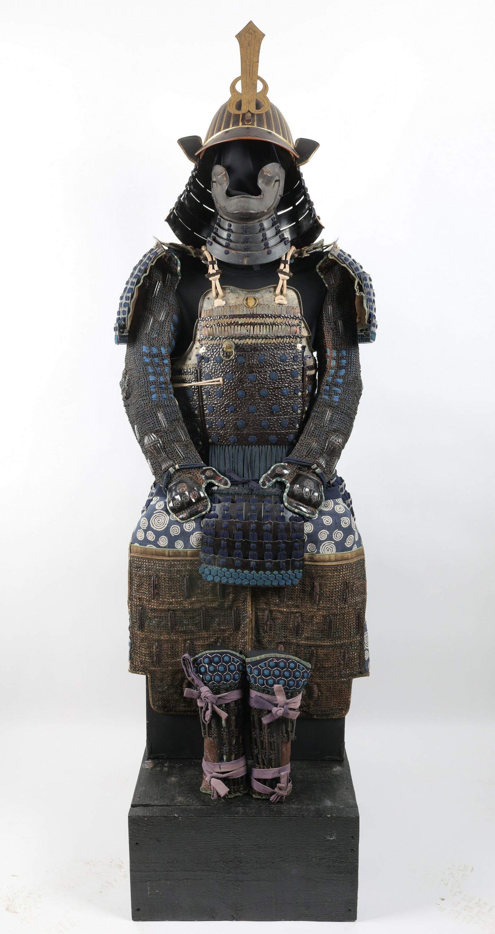 Japanese Edo Period Samurai Armour 5 pc Ni Mai Dou (1 of 20)