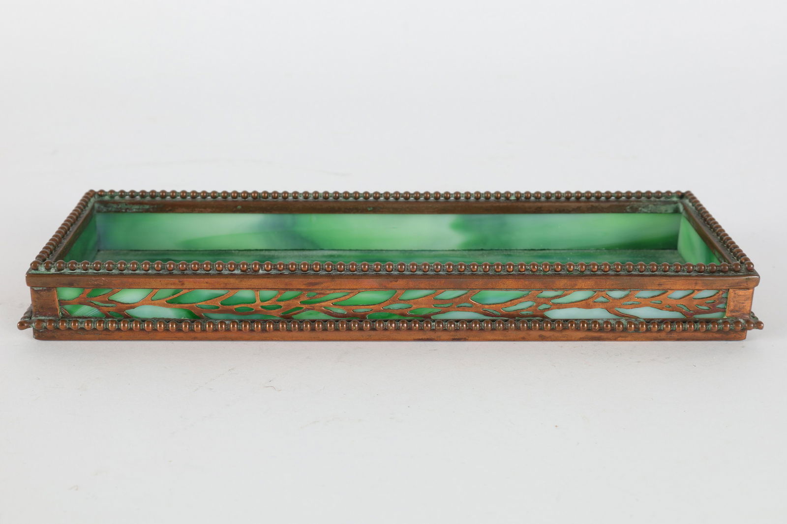 Tiffany Studios Pine Needle Pen Tray (1 of 8)