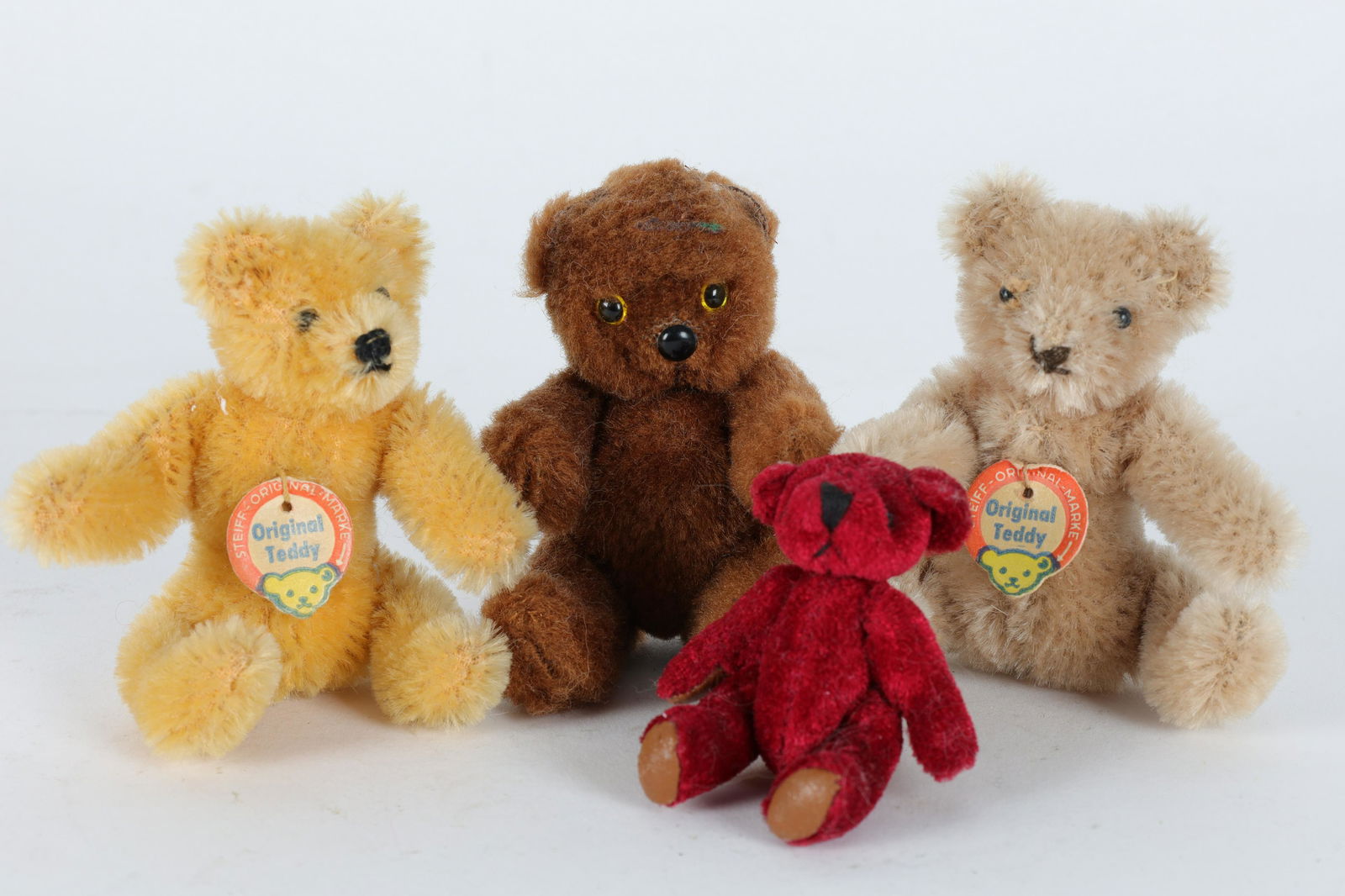 Collection of Miniature Articulated Bears, Steiff (1 of 5)