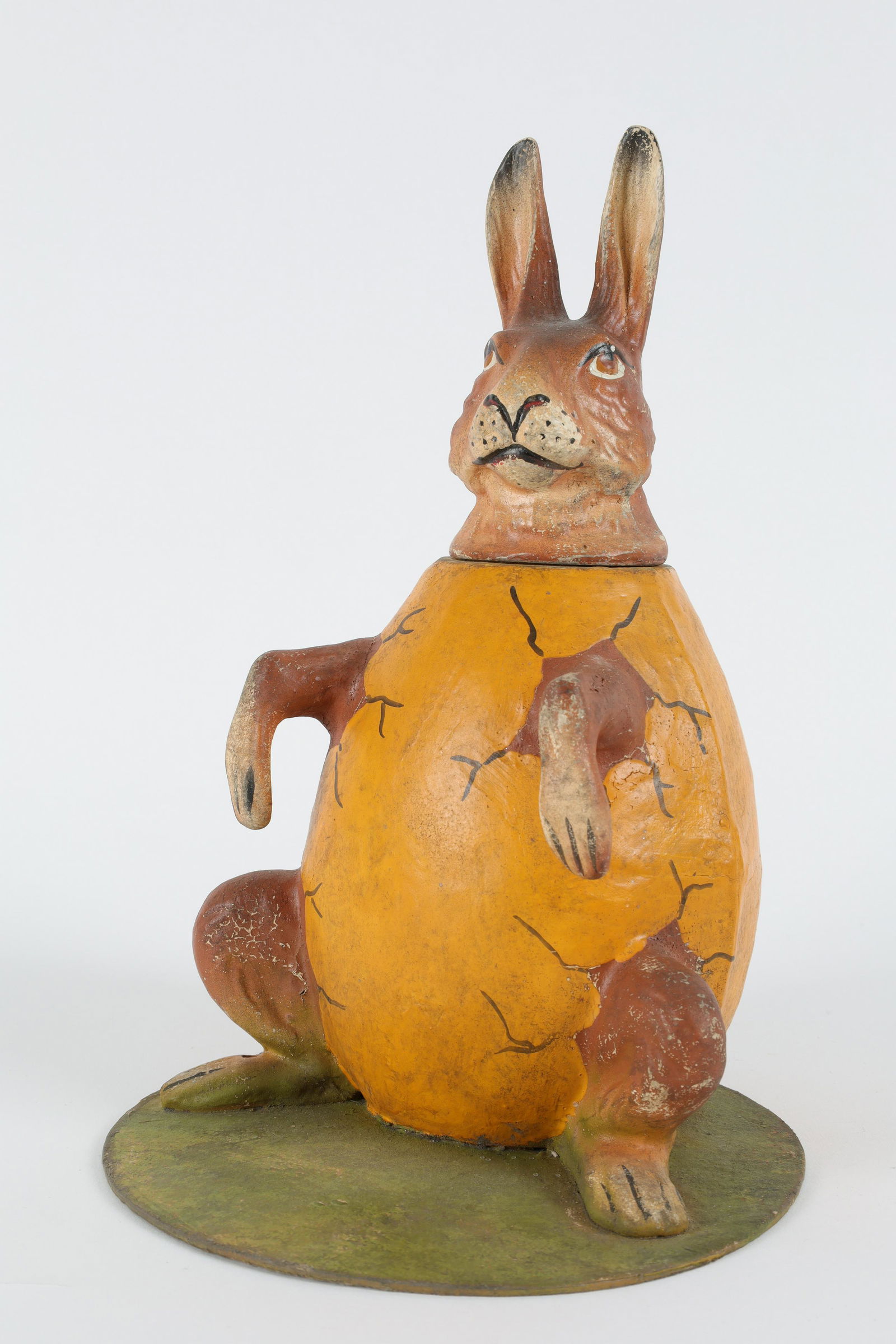 German Papier Mache Bunny Rabbit Easter Egg Box (1 of 8)