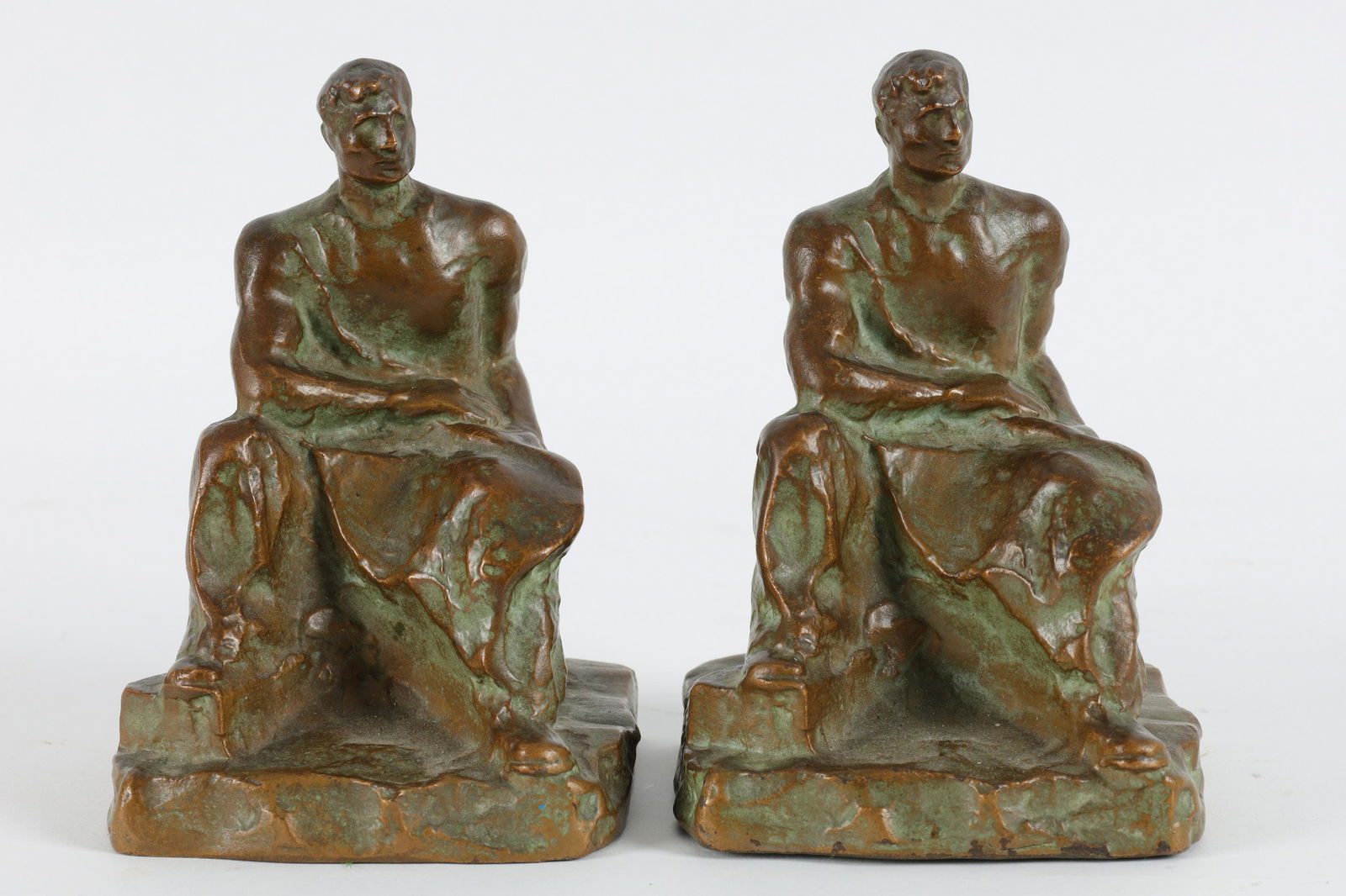 McClelland Barclay American Pair Bronzed Bookends (1 of 7)