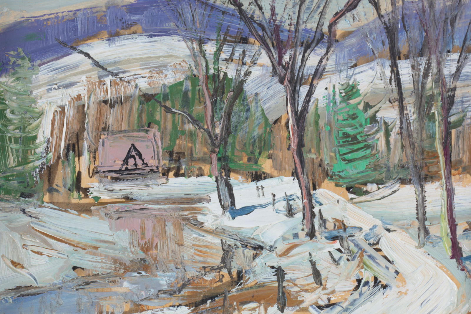 Sydney Berne (1921-2013) Val David Painting (1 of 5)