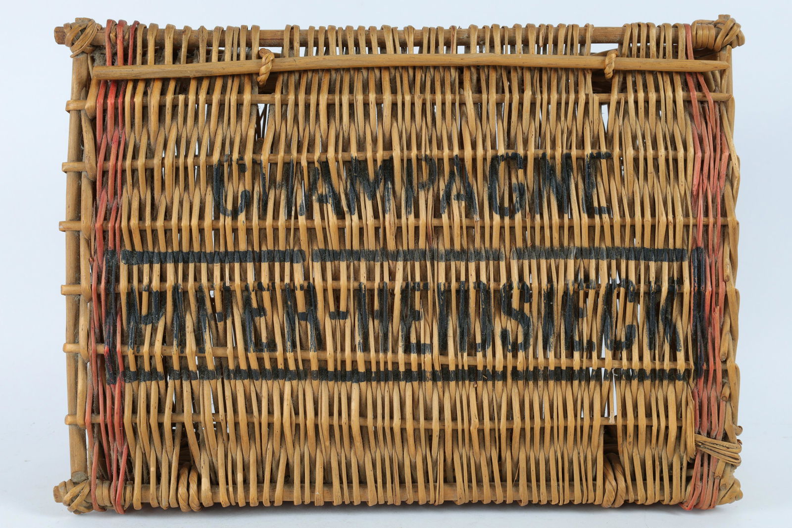 Vintage French Wicker Champagne Basket Piper (1 of 5)