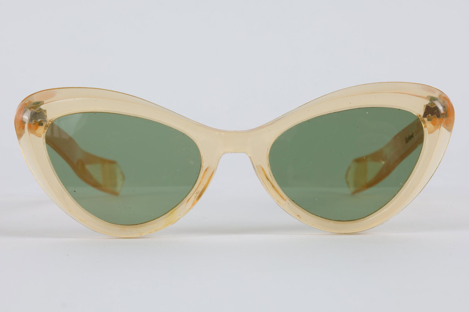 Mid Century Sunhawk Germany Cat Eye Sunglasses: Mid Century Sunhawk West Germany Cat Eye Sunglasses. Measuring 5.25 inches W, arms measure 5.5 inches L.