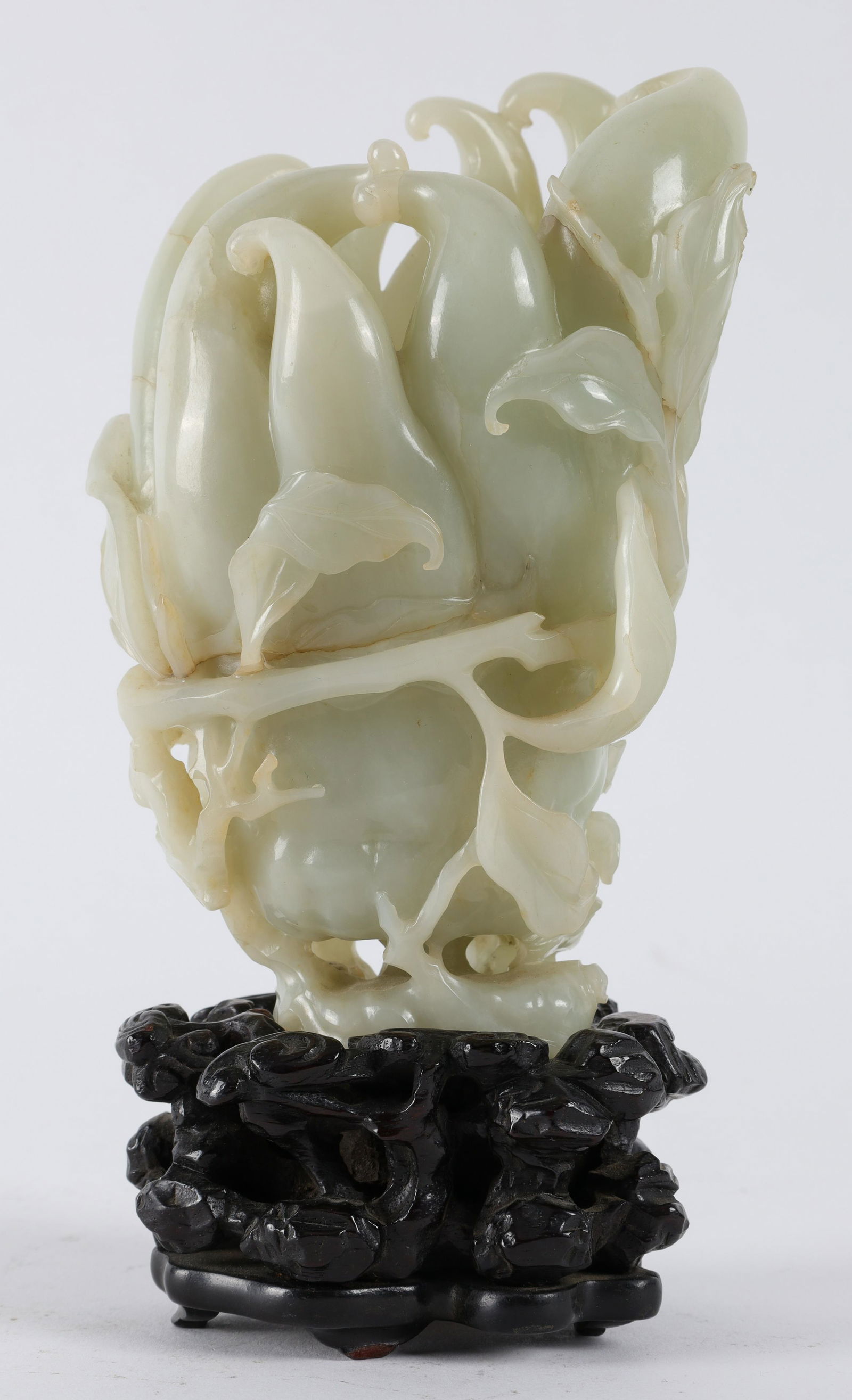 Large White Jade Carving of a Finger Citron (1 of 20)
