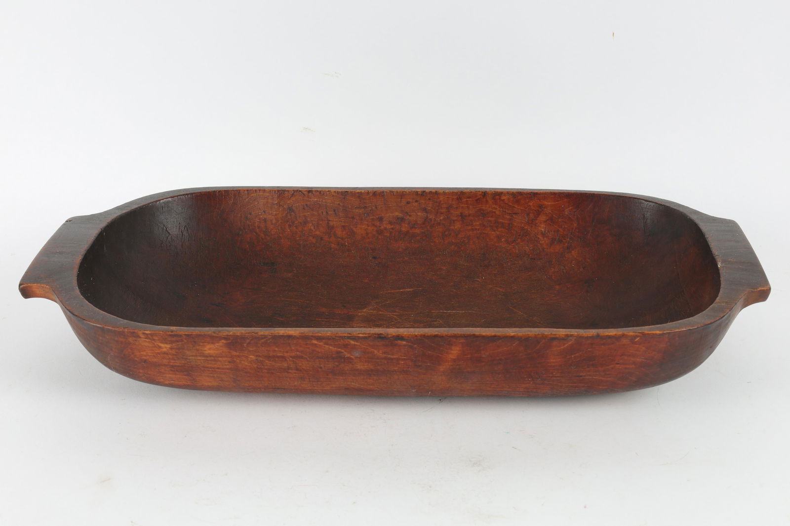 Antique Primitive Hand Carved Wood Dough Bowl (1 of 5)