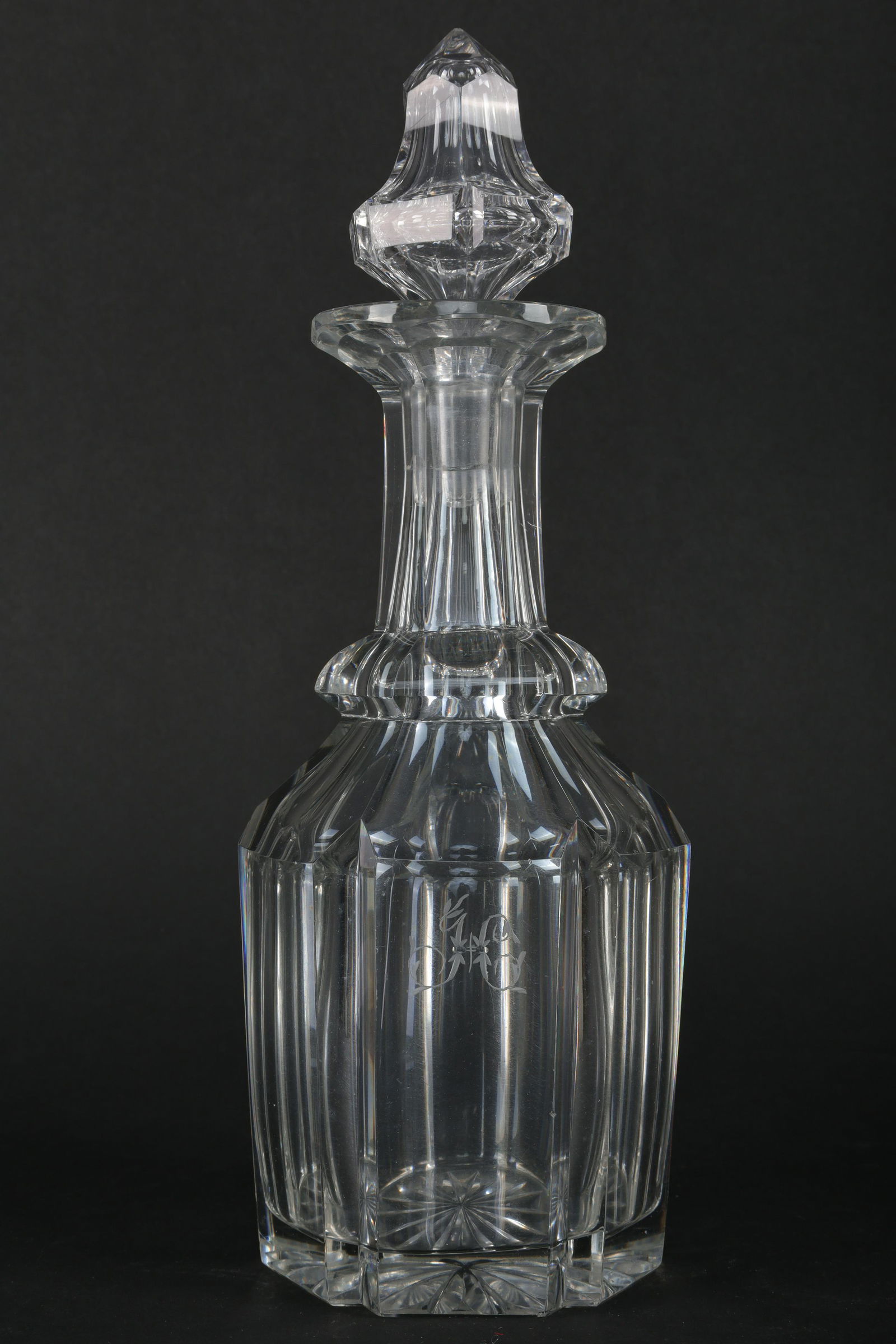 19th C Antique Cut Crystal Decanter (1 of 7)