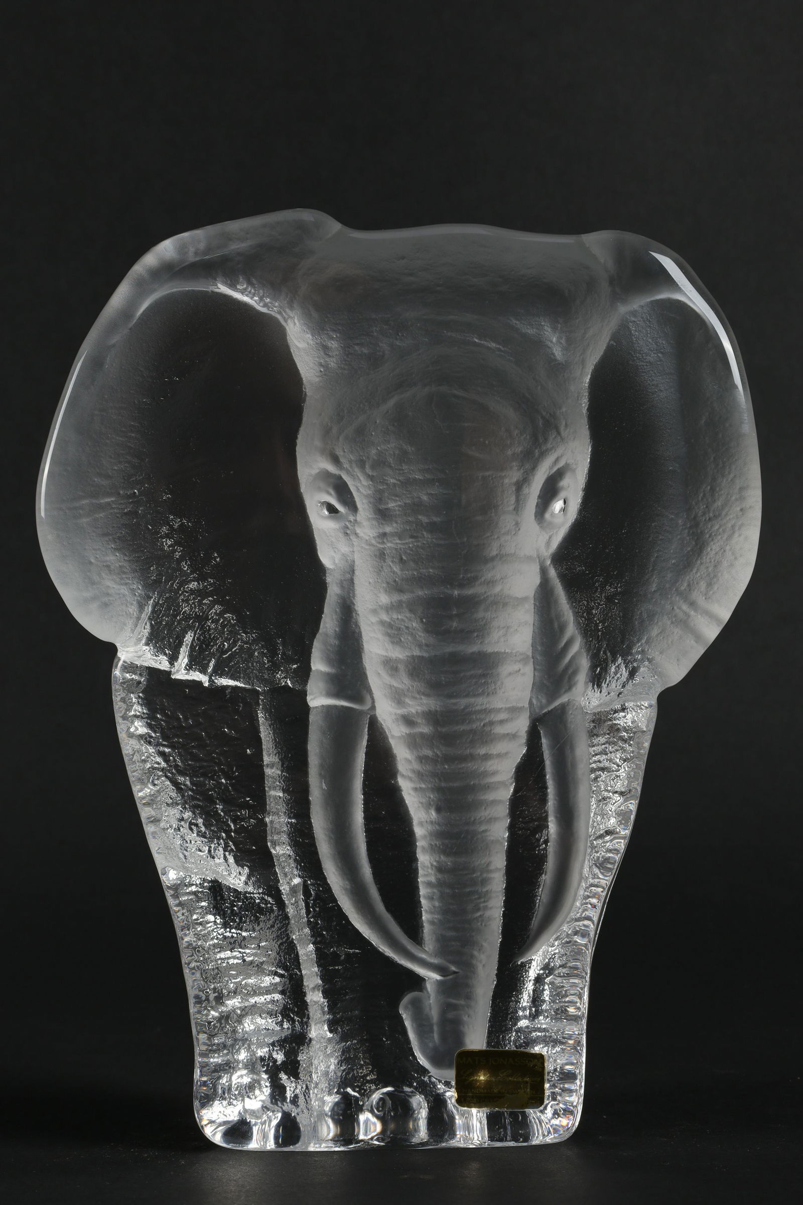 Maleras Mats Jonasson Crystal Elephant Sculpture (1 of 7)