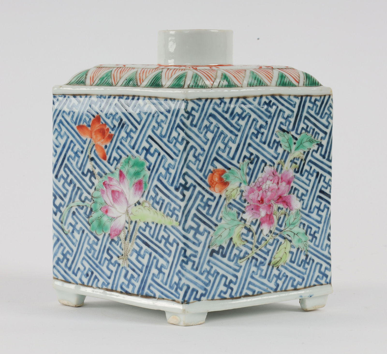 Fine Signed Antique Chinese Tea Caddy (1 of 7)