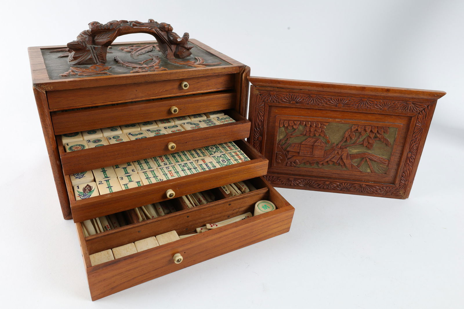 Antique Chinese Mahjong Set (1 of 12)