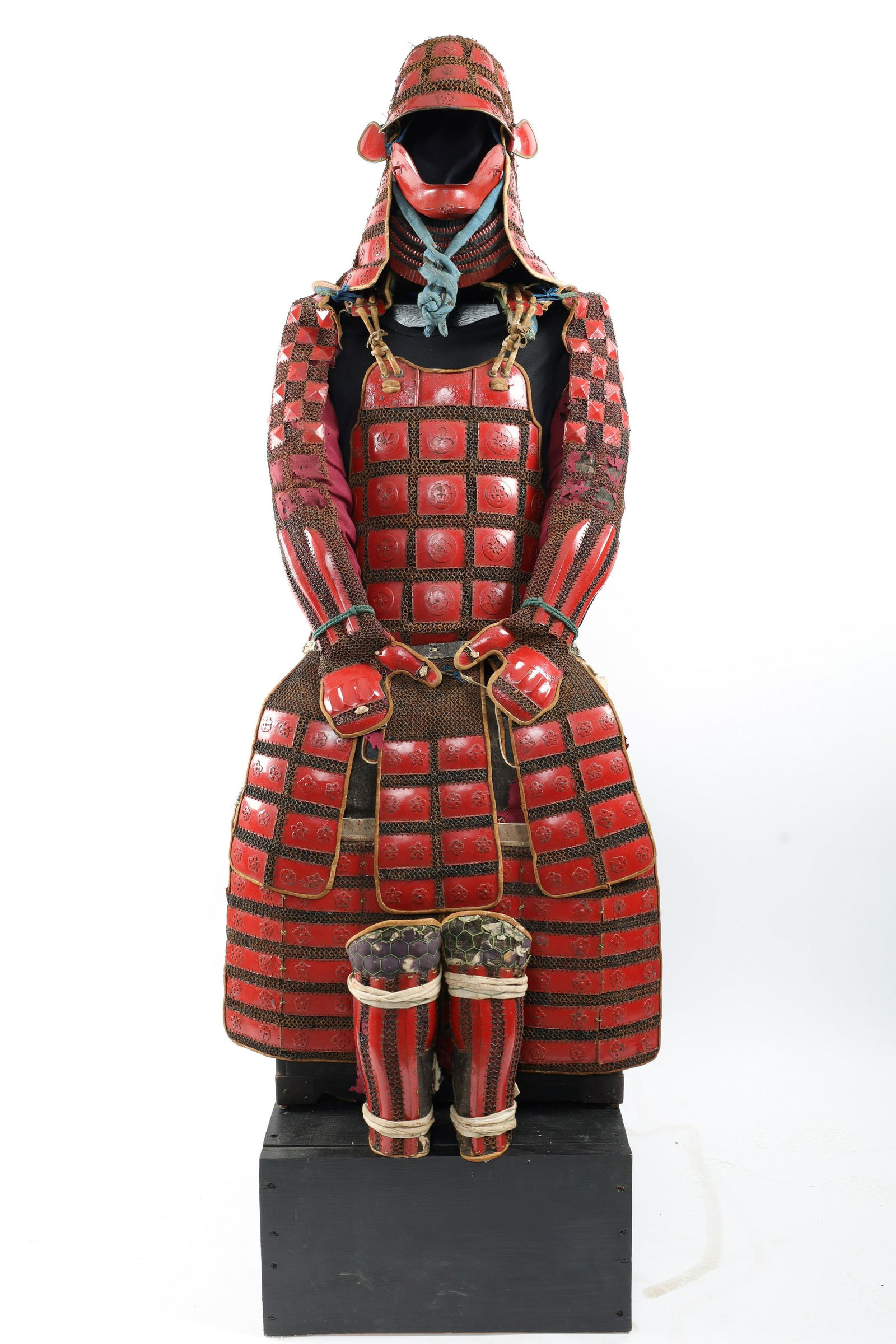 Early Momoyama Edo Japanese Rare Red Samurai Armor (1 of 20)