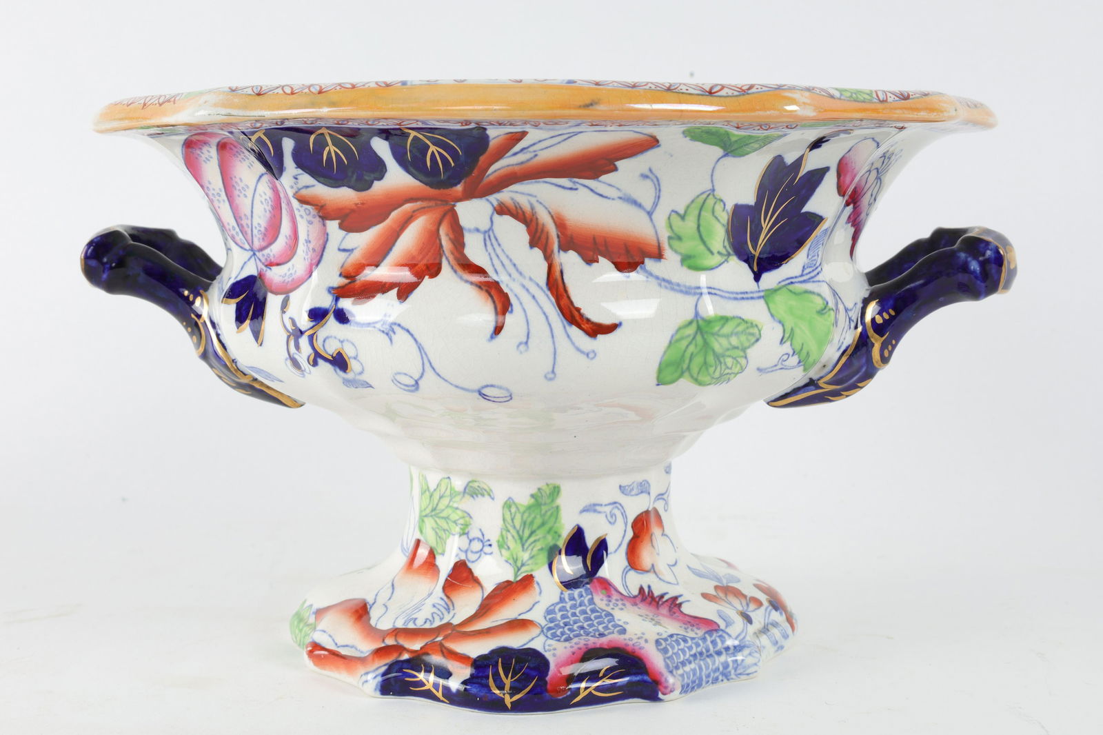 Antique Masons Ironstone Chinoiserie Compote (1 of 8)