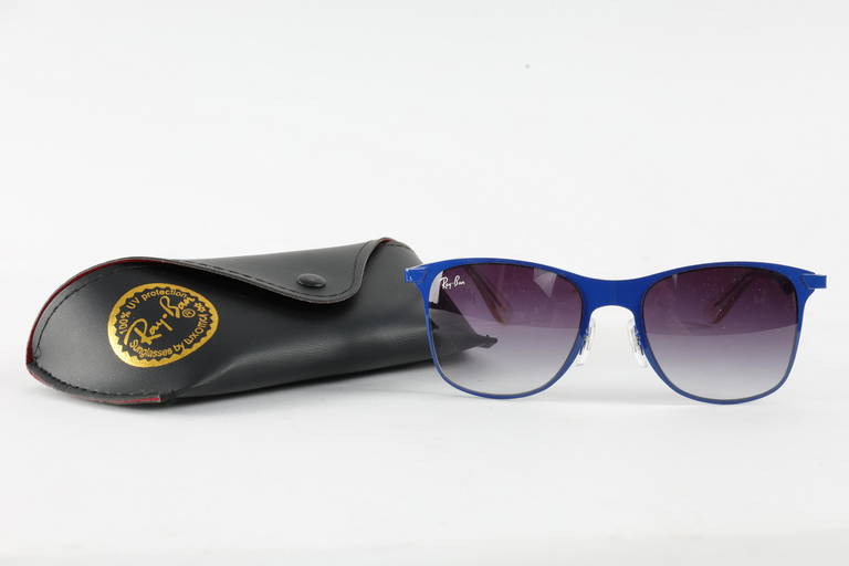 Rb3521 Ray Ban Wayfarer Metal Blue Ray Ban Rb3521 Sunglasses Made