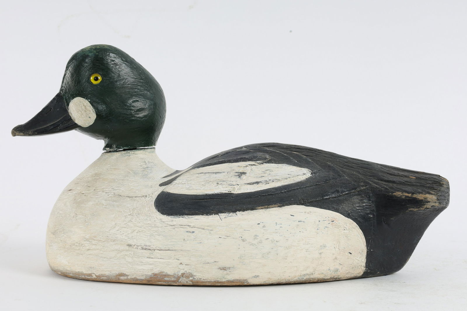 Quebec Duck Decoy Goldeneye Drake Bill Cooper Auction