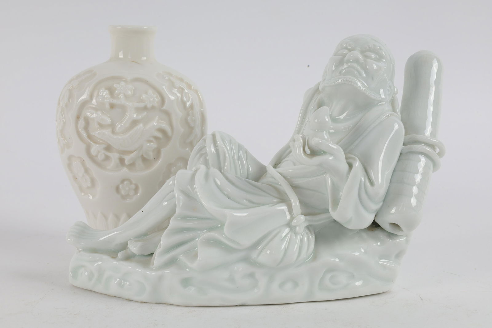 Lot Antique Chinese Blanc de Chine Signed Pieces (1 of 12)