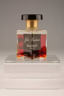 Vintage Pierre Balmain Jolie Madame Perfume: Vintage Pierre Balmain Paris France Jolie Madame Perfume 1 Fl Oz. Measures 2.75 inches H x 1.25 x 1.25.