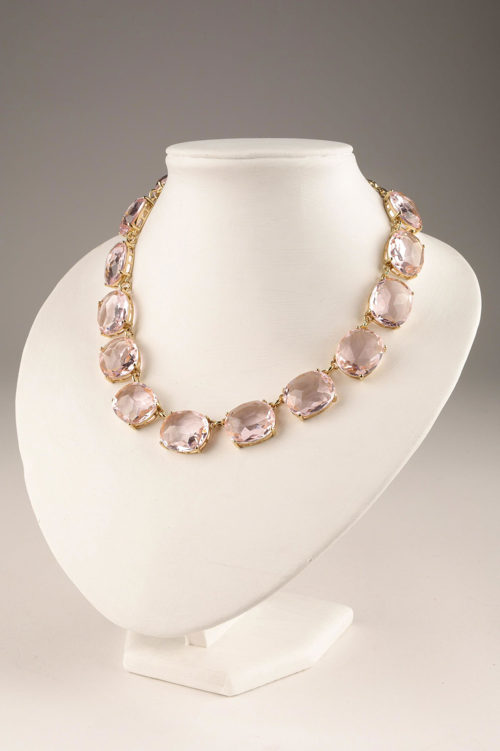 Vintage Brooks Brothers Pink Crystal Necklace (1 of 7)