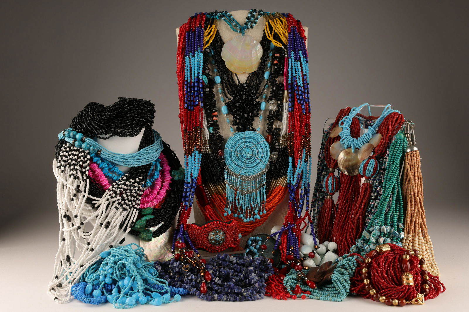 Large Collection of Tribal Style Seed Bead Jewelry (1 of 10)