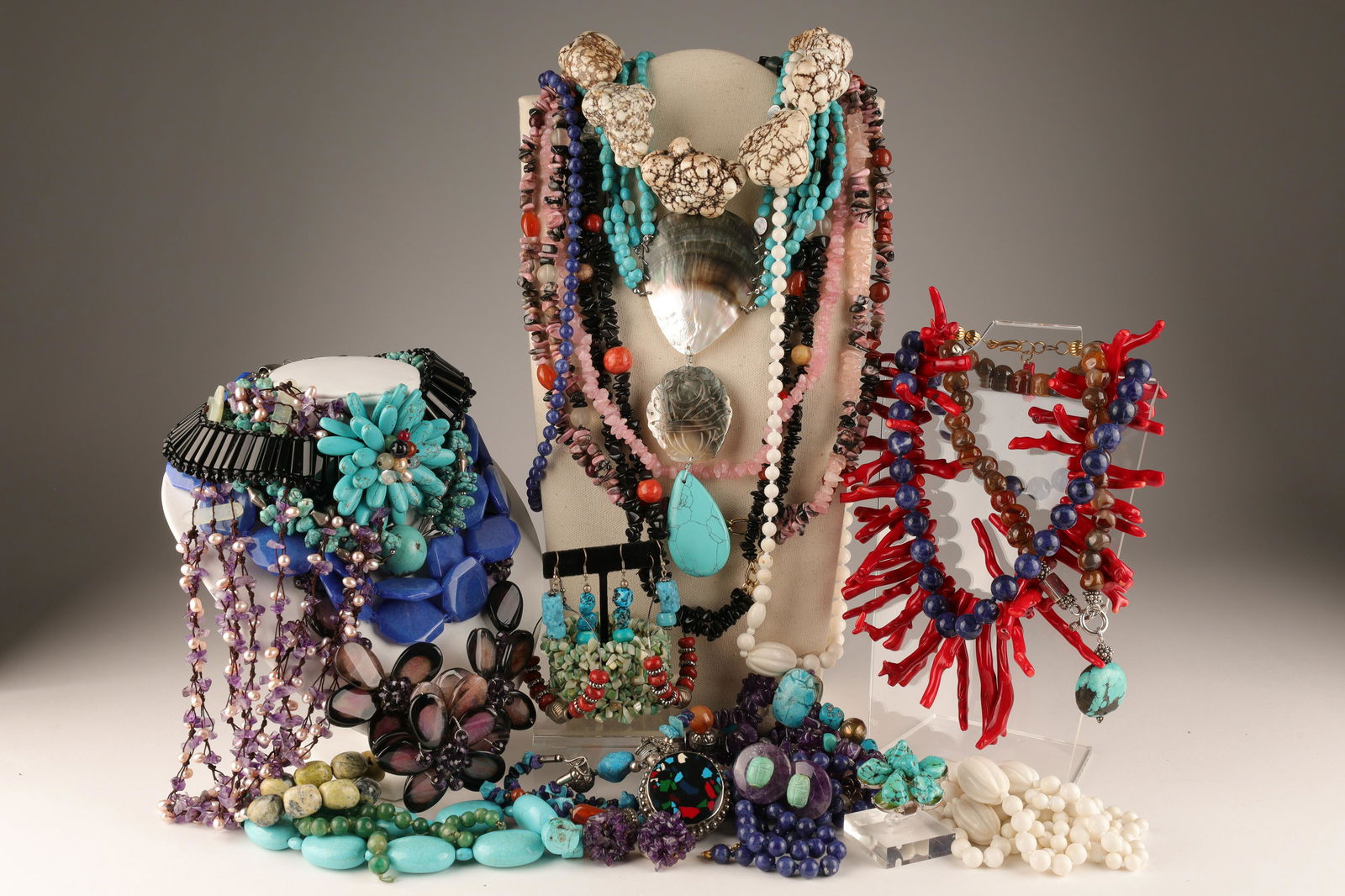 Large Collection of Semi Precious Stone Jewelry (1 of 10)