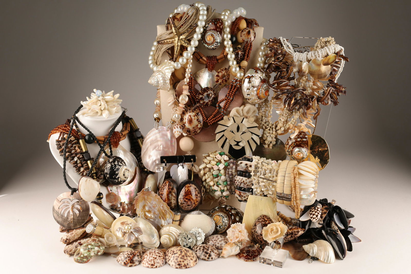 Large Collection Mother of Pearl and Shell Jewelry (1 of 16)