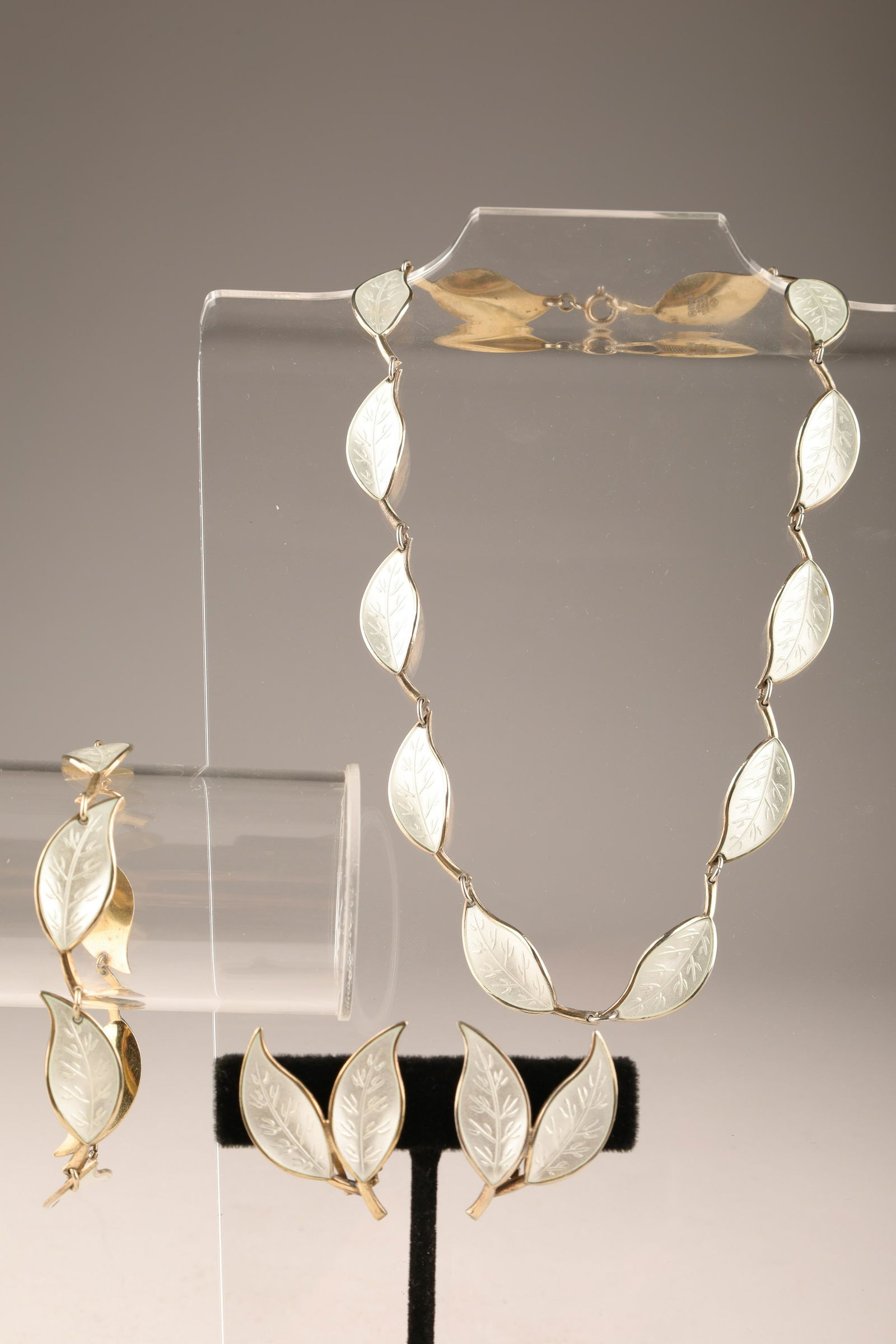 MCM David Andersen Sterling and Enamel Parure (1 of 6)