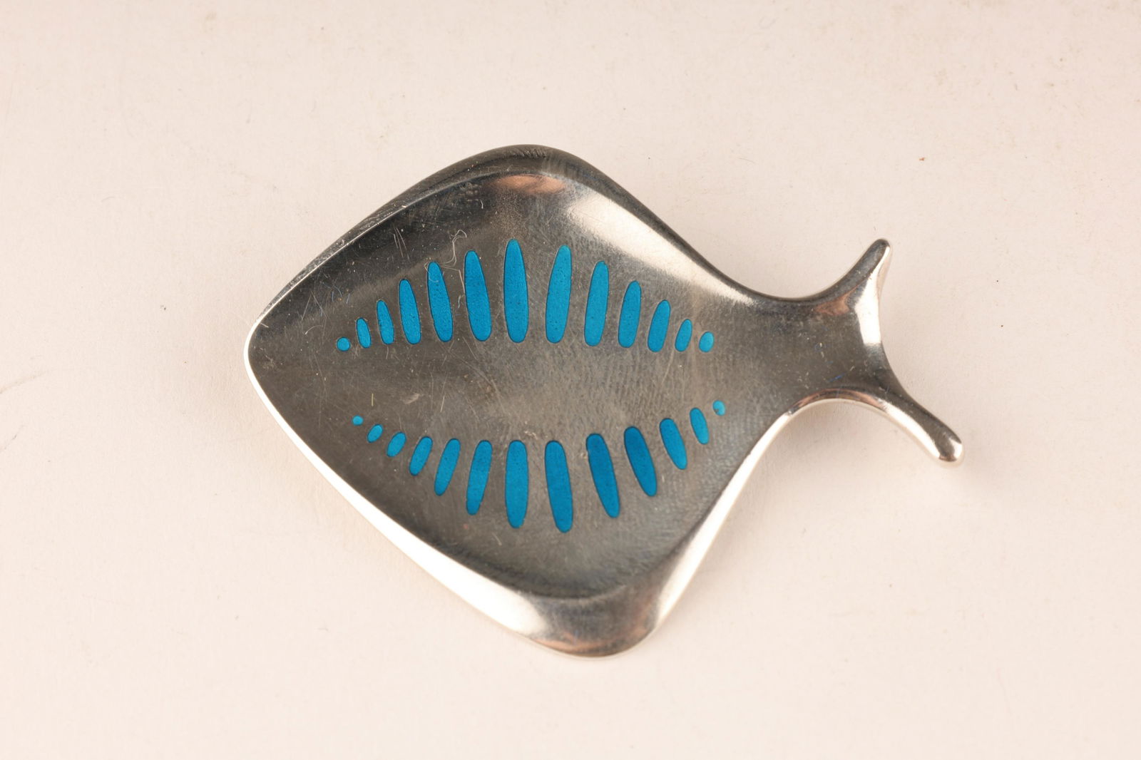 Sterling Modernist Fish Brooch Koppel Georg Jensen (1 of 3)