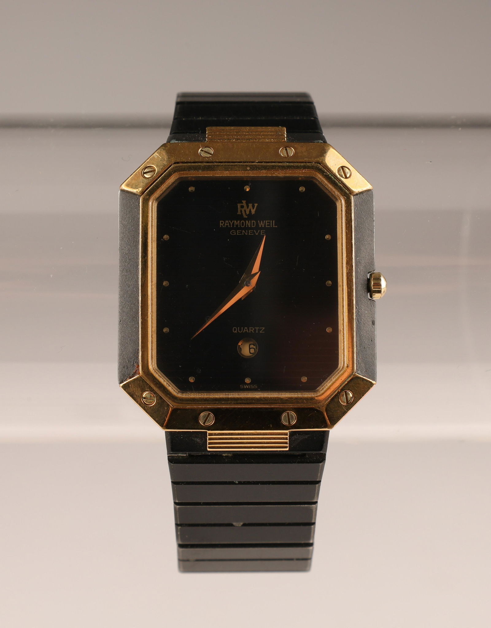 Raymond Weil Black Two Tone 4734 Ladies Wristwatch (1 of 7)