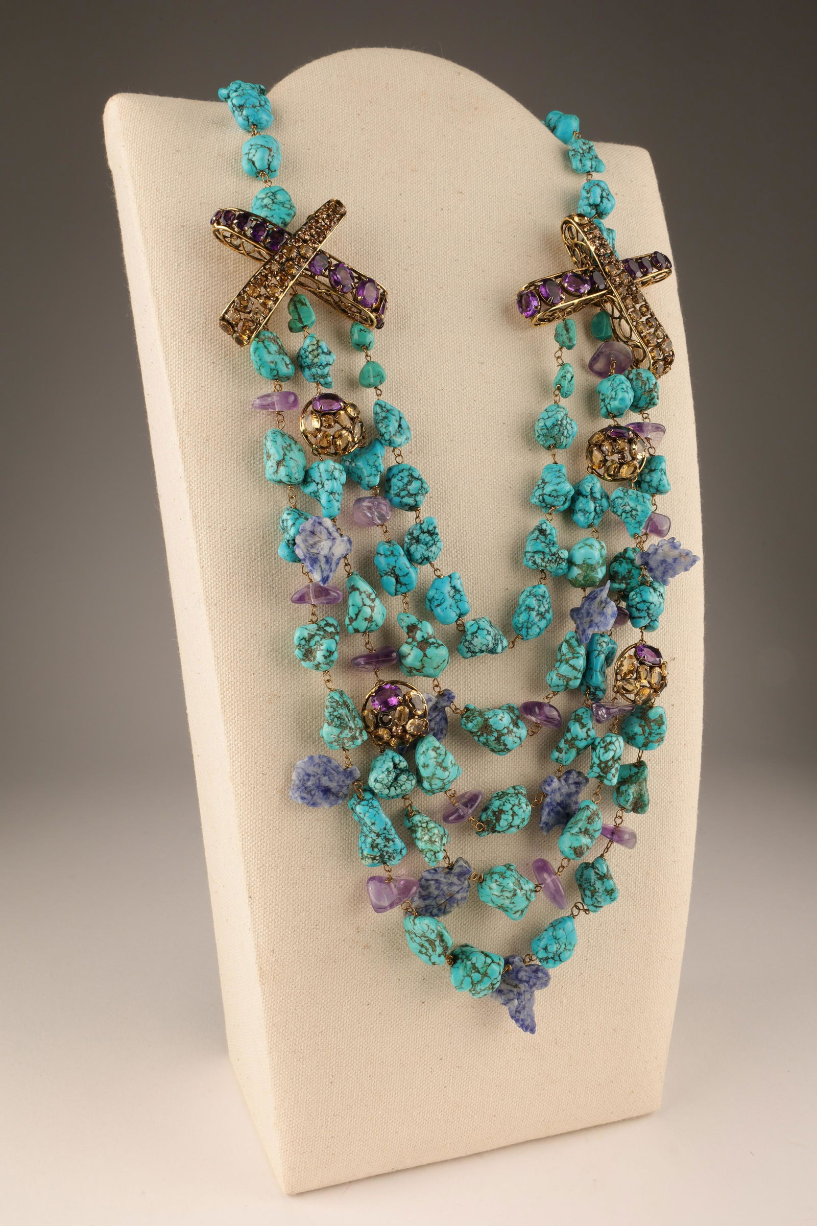 C and D New York Turquoise Necklace Iradj Moini (1 of 8)