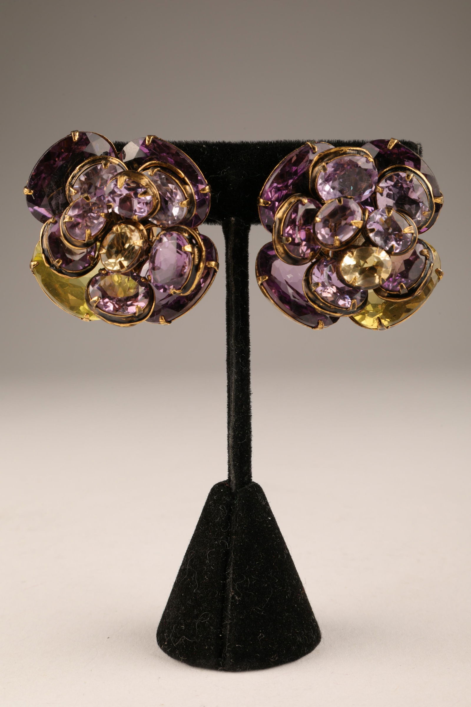 Iradj Moini Amethyst, Quartz and Citrine Earrings (1 of 5)