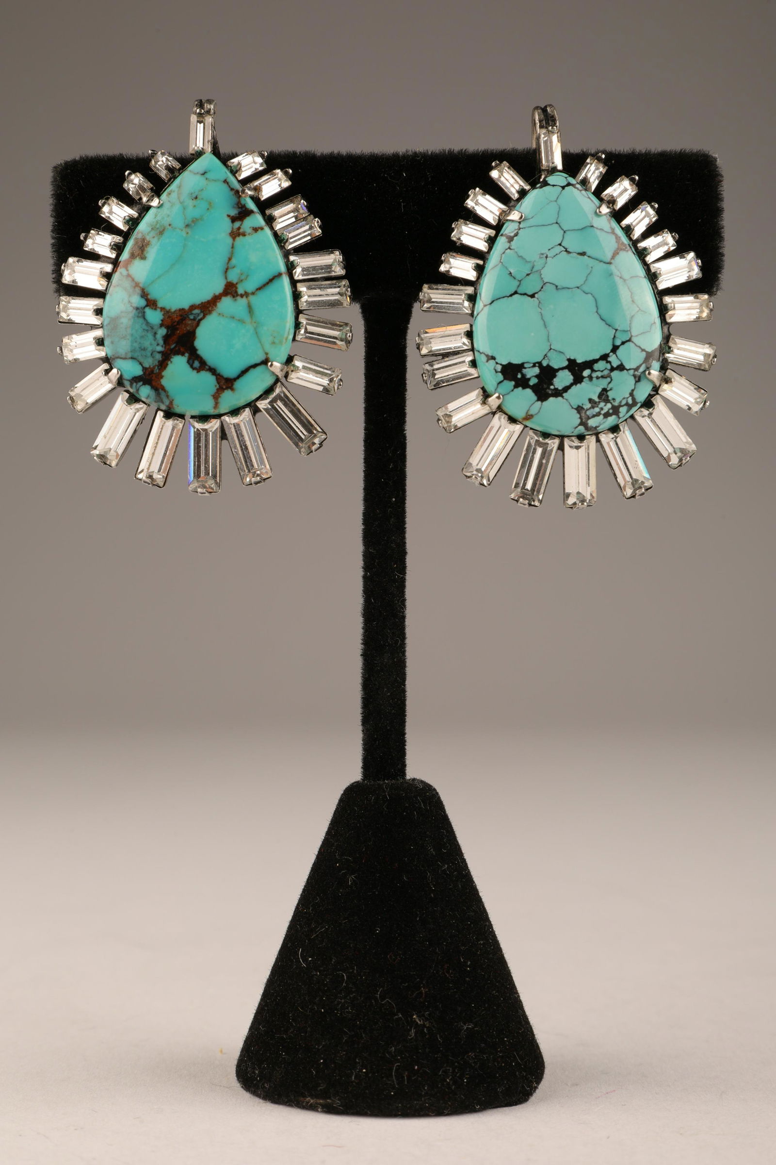 Iradj Moini Turquoise Crystal Earring Pendants (1 of 5)