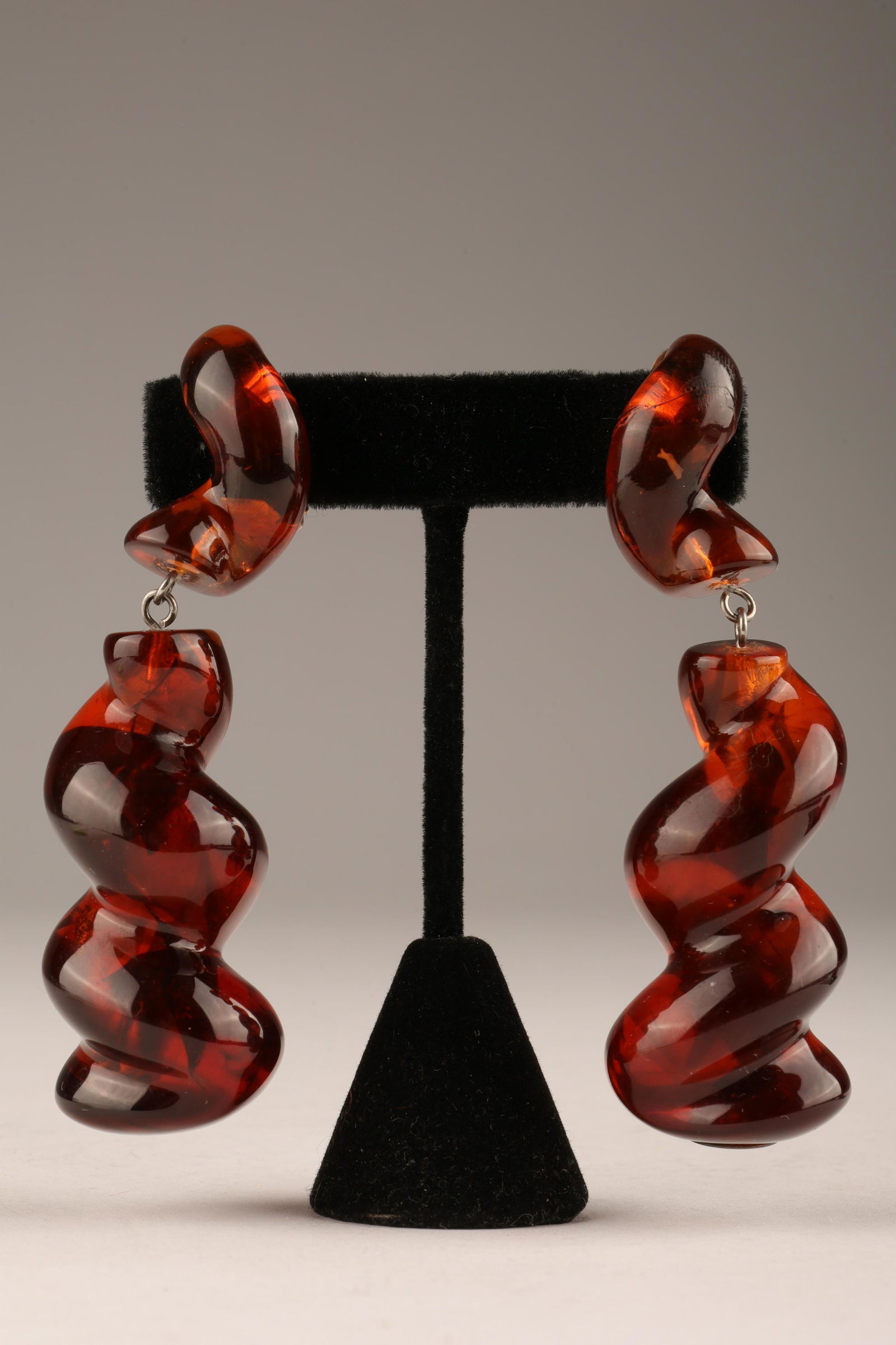 Monies Denmark Gerda Lynggaard Amber Drop Earrings (1 of 4)