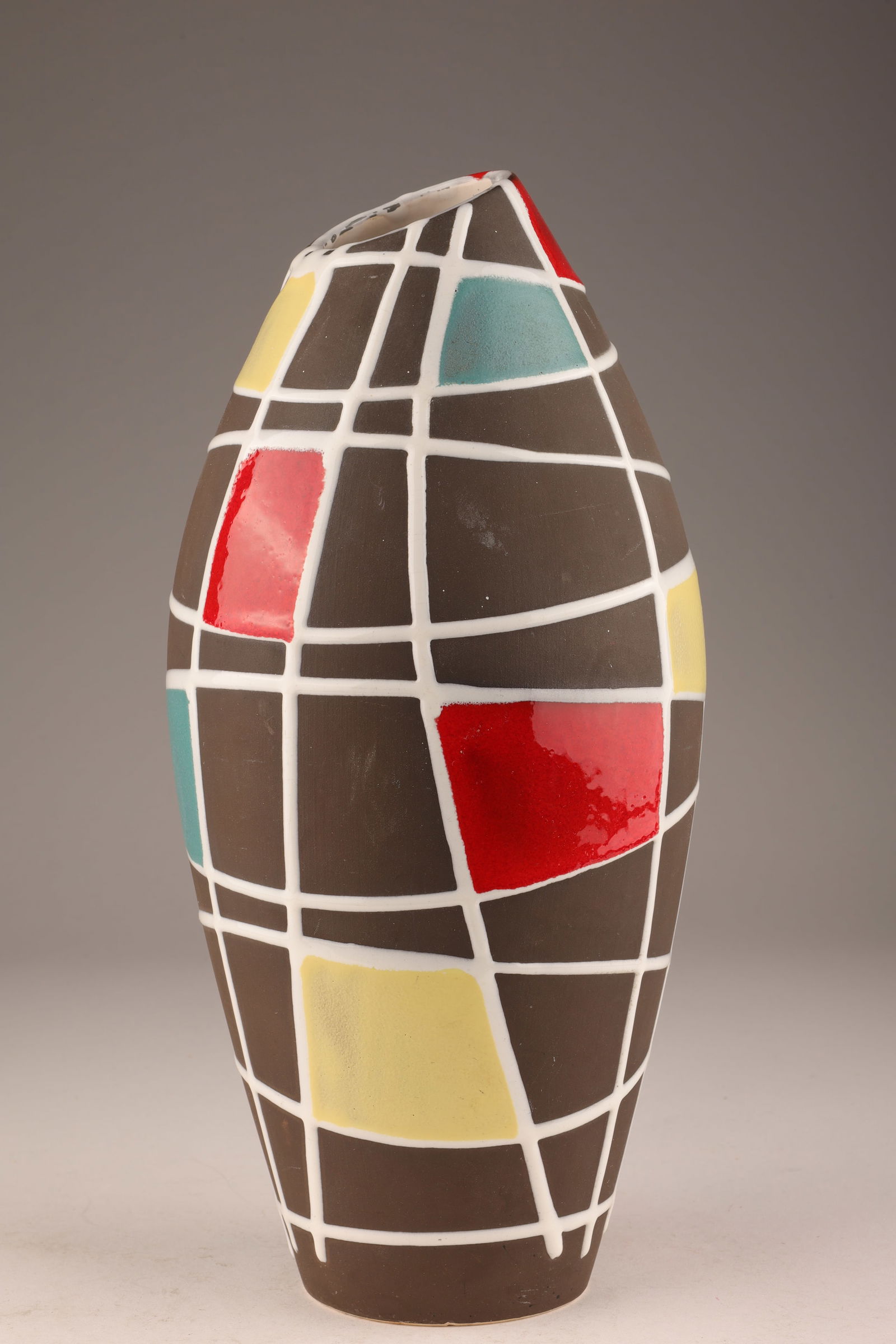 Mid Century Schlossberg Kuba Ceramic Vase (1 of 5)