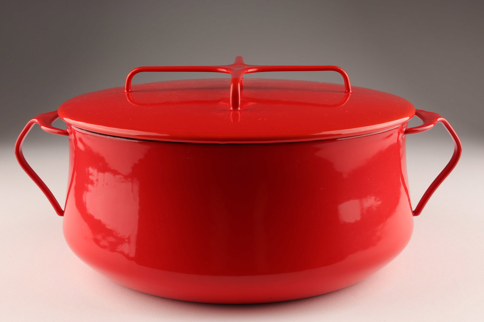 Dansk MCM Bright Red Enamel Pot Jens Quistgaard (1 of 6)