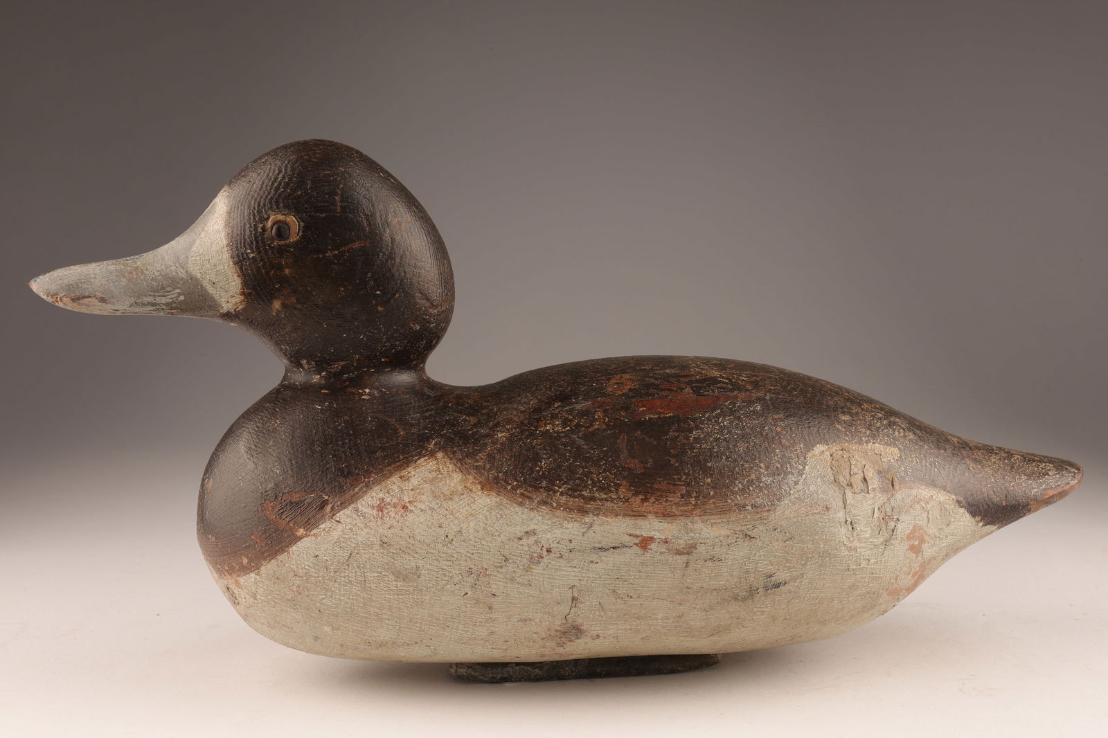 Antique Original Mason Blue Bill Wood Duck Decoy (1 of 8)