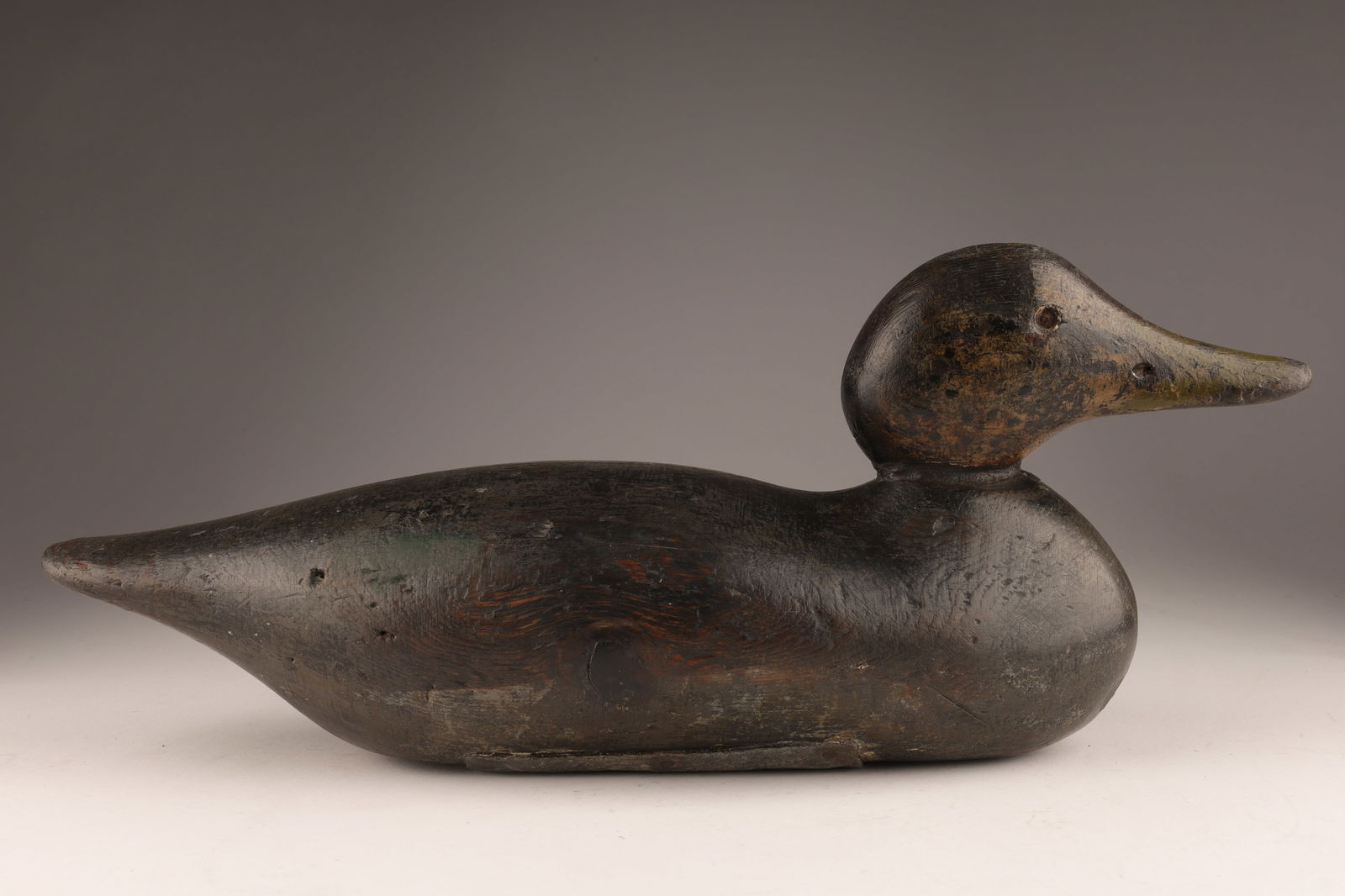 Vintage Mason Factory Black Duck Decoy (1 of 8)