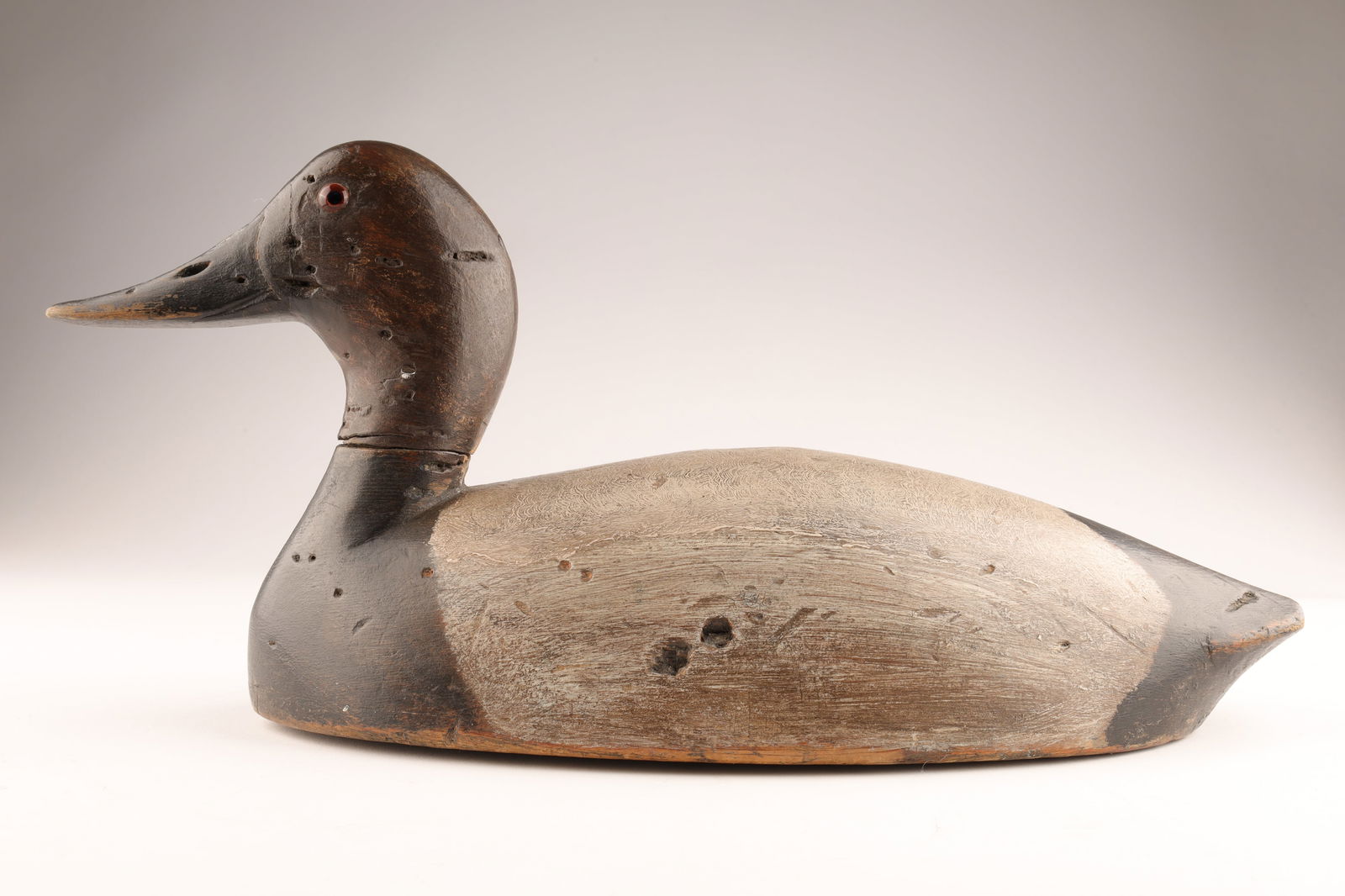 John Wells (1861-1953) Canvasback Duck Decoy (1 of 9)