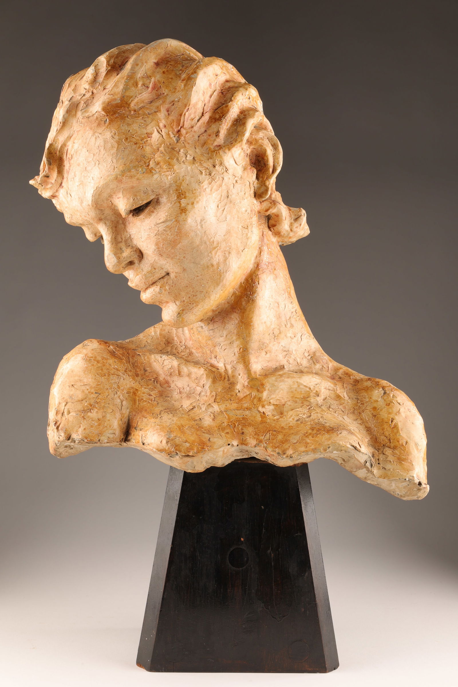 Incredible 1920s 30s Plaster Bust of a Woman (1 of 10)