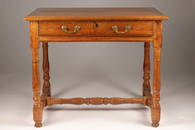 Antique Quebec Louis XIII Butternut Table C. 1780