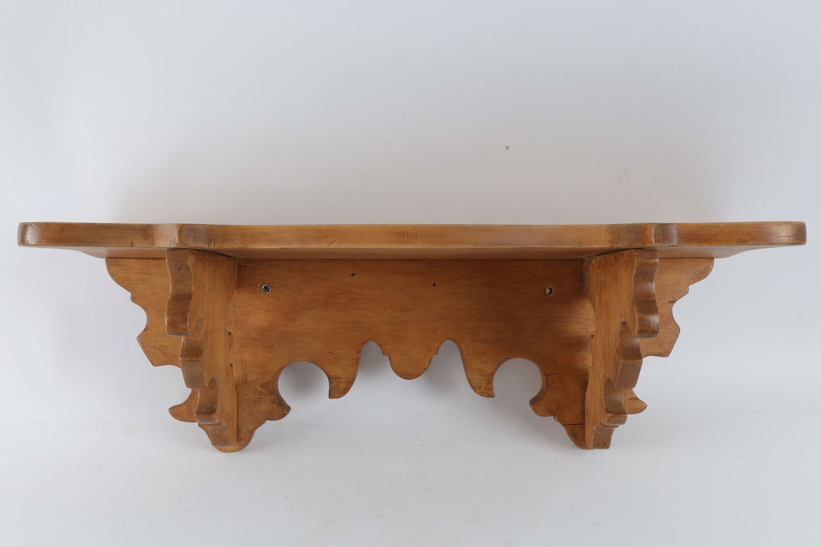 Antique Canadiana Pine Bracket Wall Shelf (1 of 4)