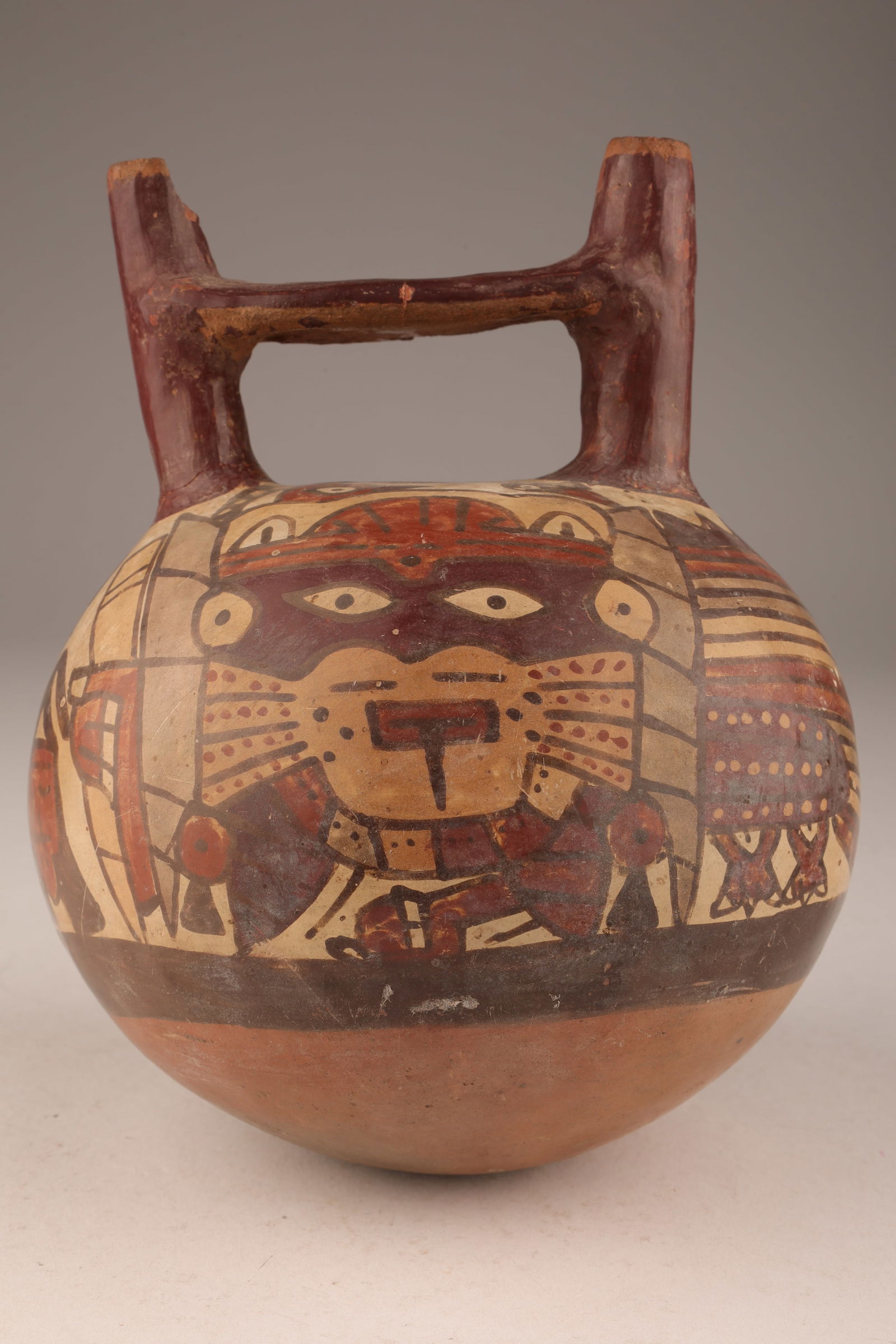 Peru Nazca Double Spout and Bridge Jug (1 of 7)