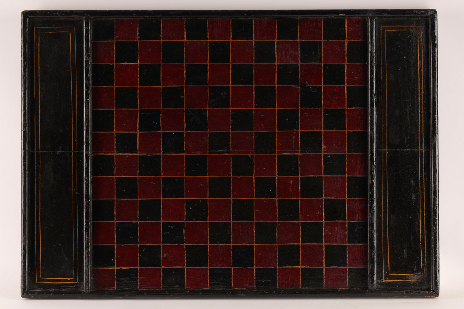 1900s Original Paint Game Board Red Black Squares (1 of 5)