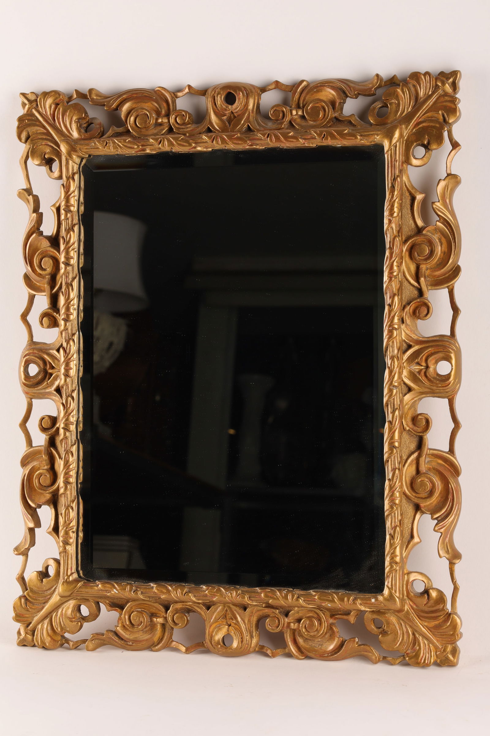 Florentine Style Gilded Framed Beveled Mirror (1 of 5)