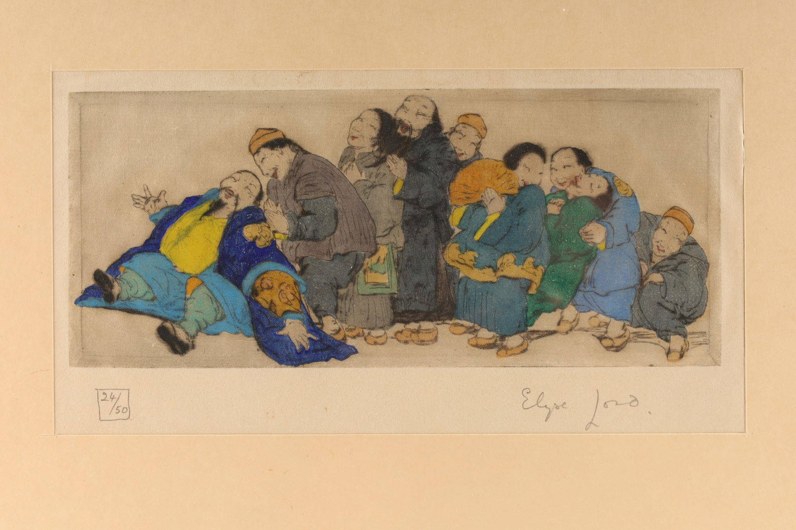 Elyse Ash Lord (British, 1900-1971) Colour Etching (1 of 12)