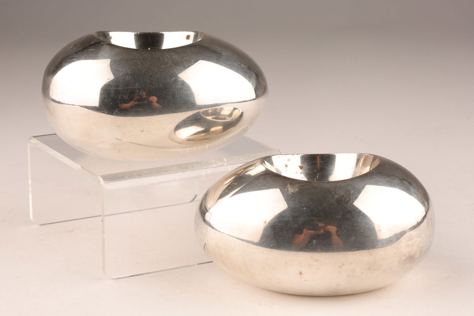 COHR Denmark Modernist Silver Candle Holders (1 of 5)