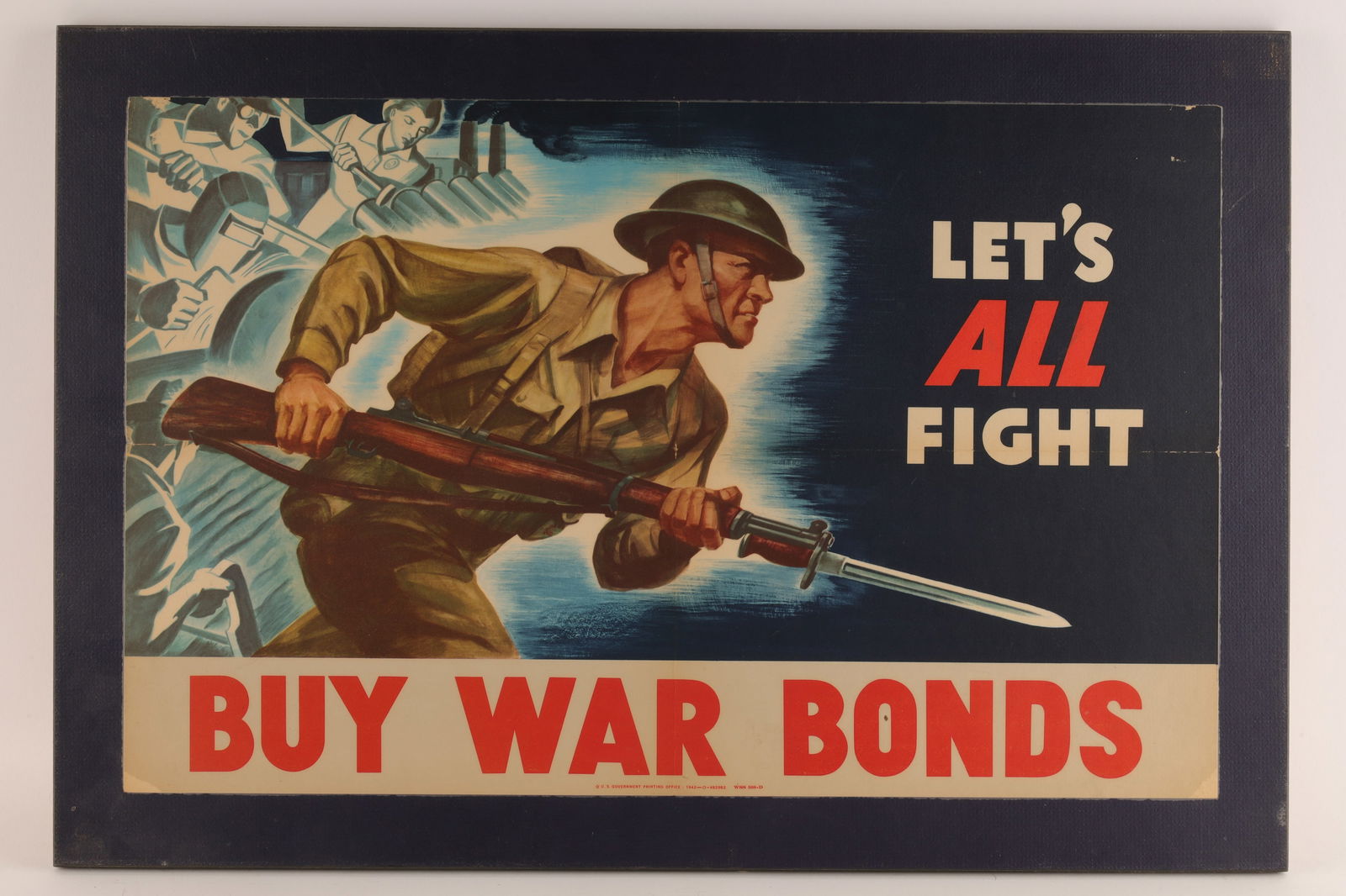 Vintage WWII US Buy War Bonds Advertising (1 of 4)