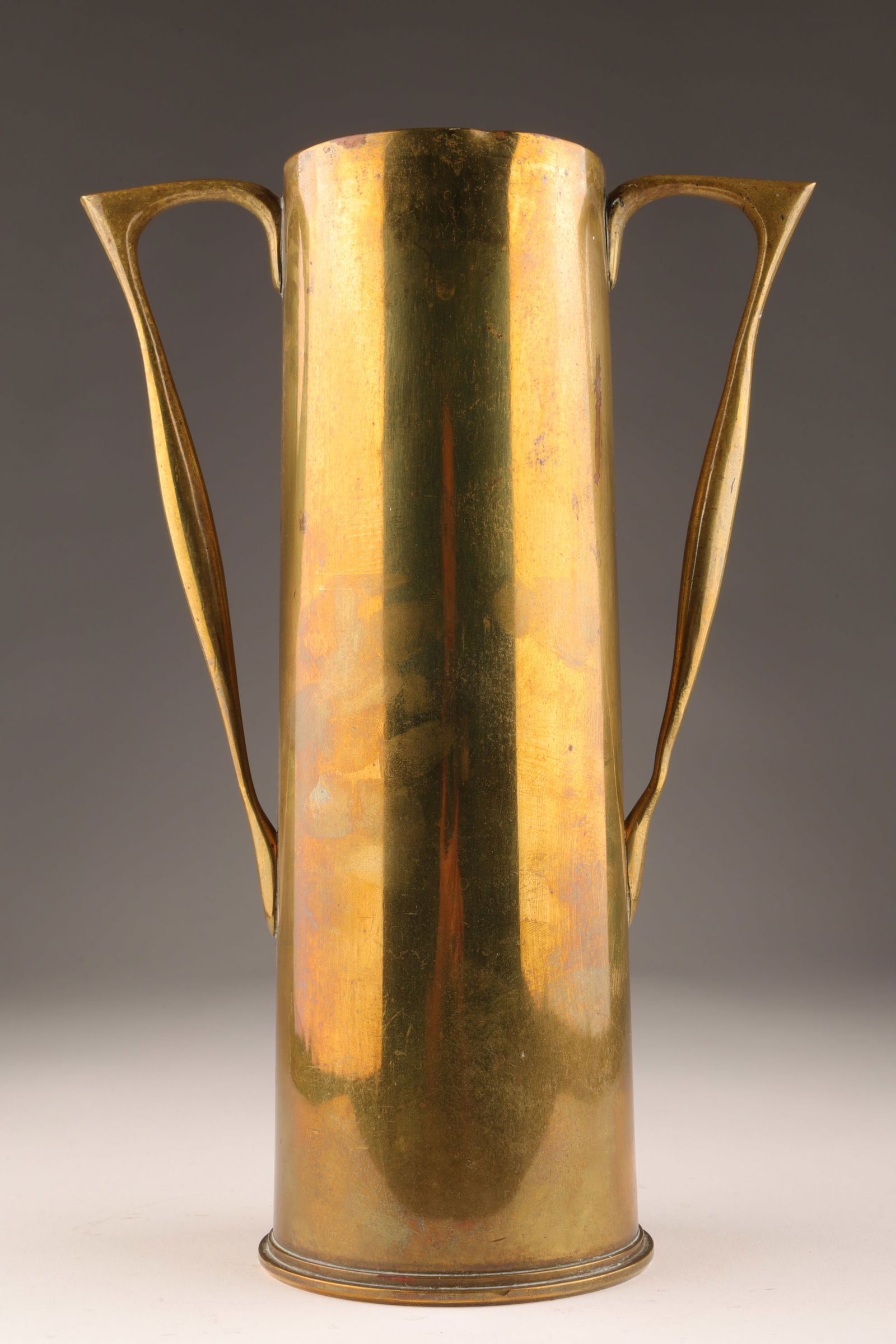 WWI Trench Art Brass Shell Casing Loving Cup 1917 (1 of 8)